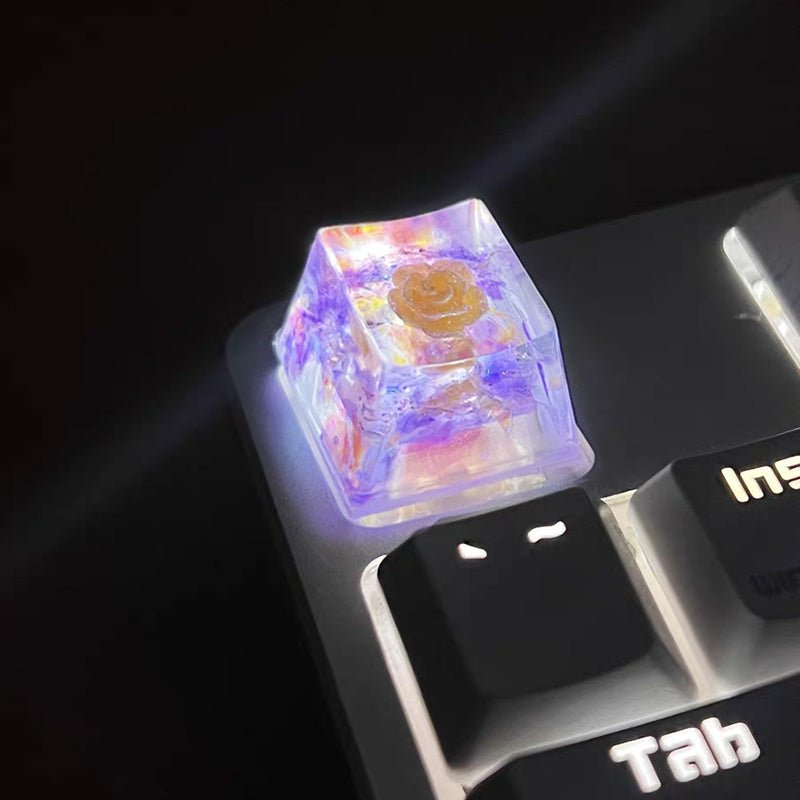 DIY Resin Keycaps, Beautiful Crafts, Flowers Style - Resin Joy Store