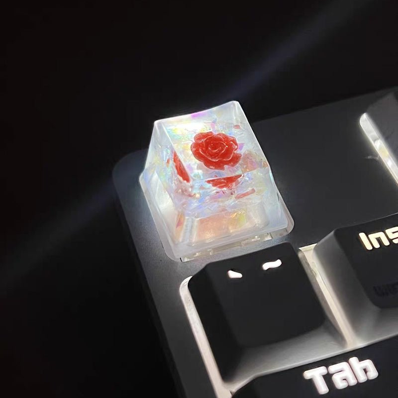 DIY Resin Keycaps, Beautiful Crafts, Flowers Style - Resin Joy Store
