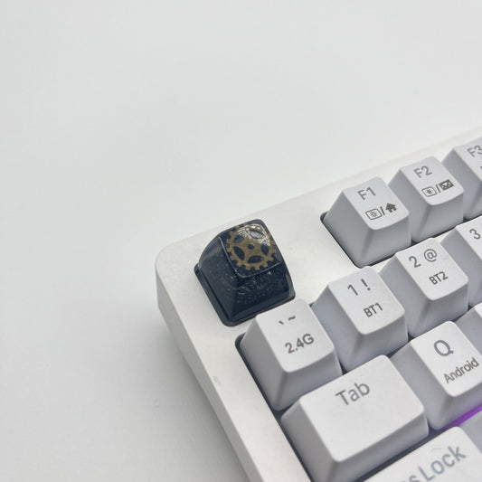DIY Resin Keycaps, Beautiful Crafts,Metal Gear - Resin Joy Store